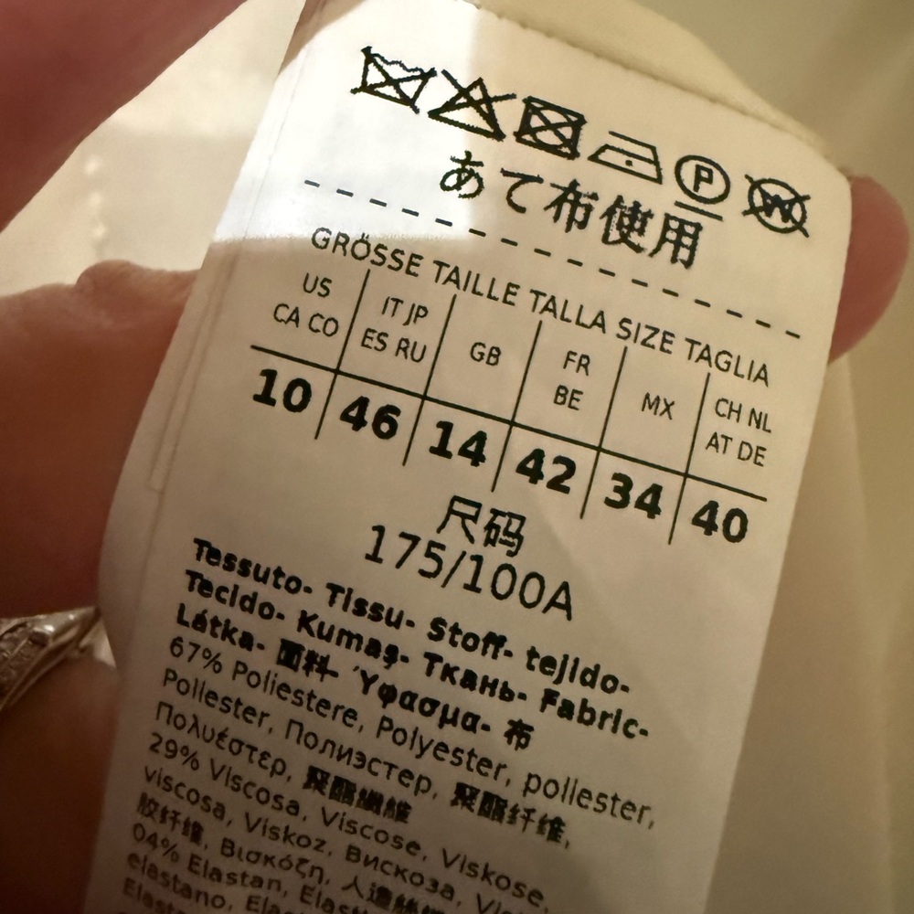 Marella single button straight blazer - image 4